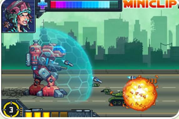 机器人攻城战无敌版：弹药无限，轻松攻城！