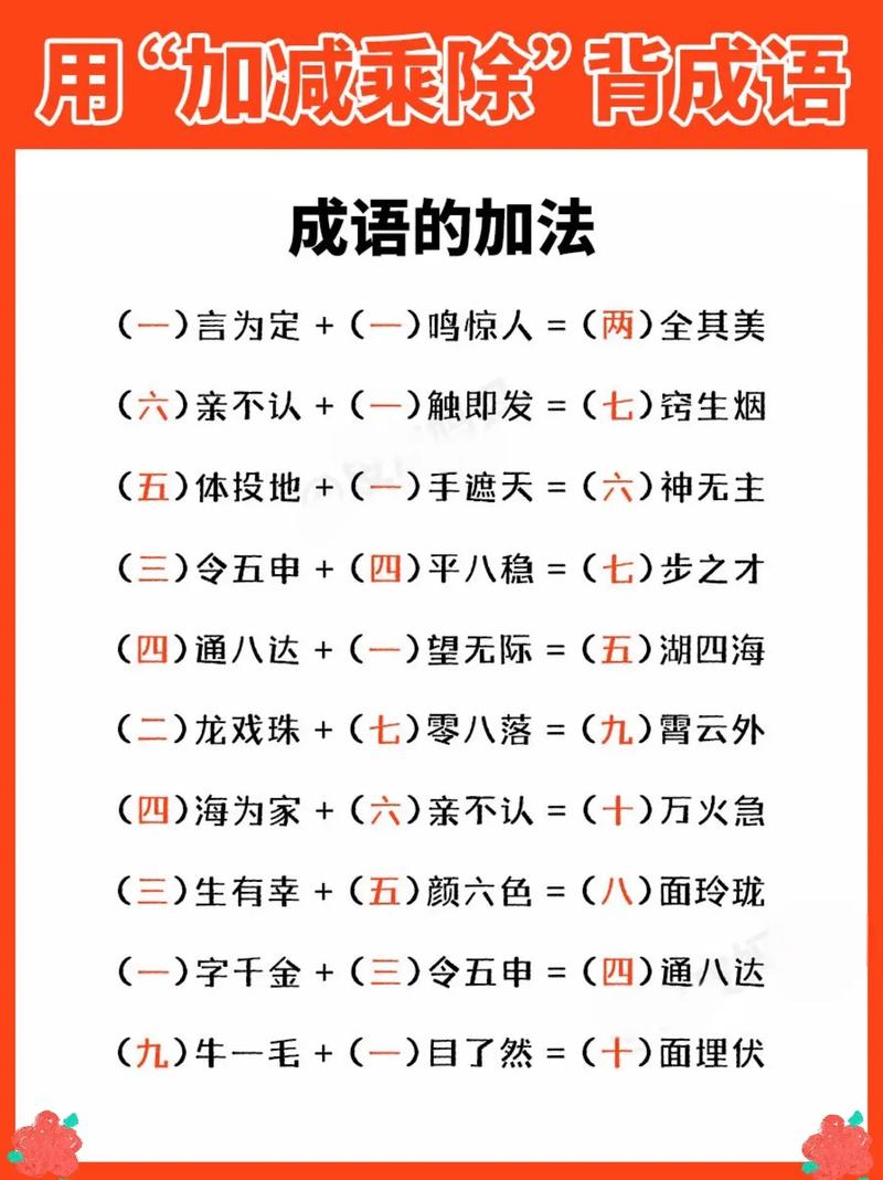 你知道四个大字能组成什么成语吗?答案超乎想象