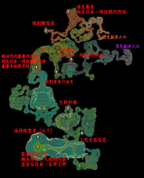 怀旧服玛拉顿地图坐标：高效刷怪及寻宝指南