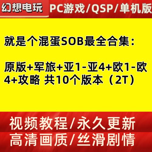 SOB欧美典藏版200G杨过游戏:超大容量绅士游戏合集