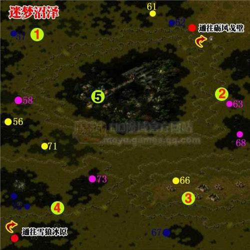 魔域冰宫boss地图攻略,详细路线和boss位置分享!