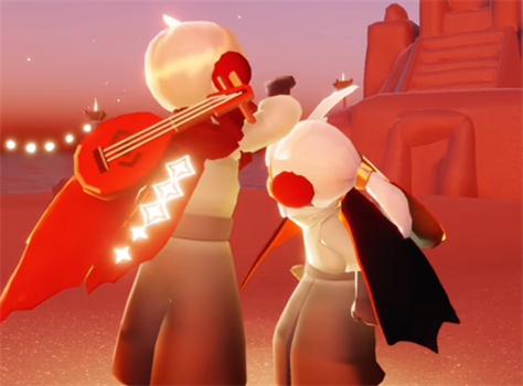 光遇红耳机先祖位置详细图解，再也不怕找不到啦！