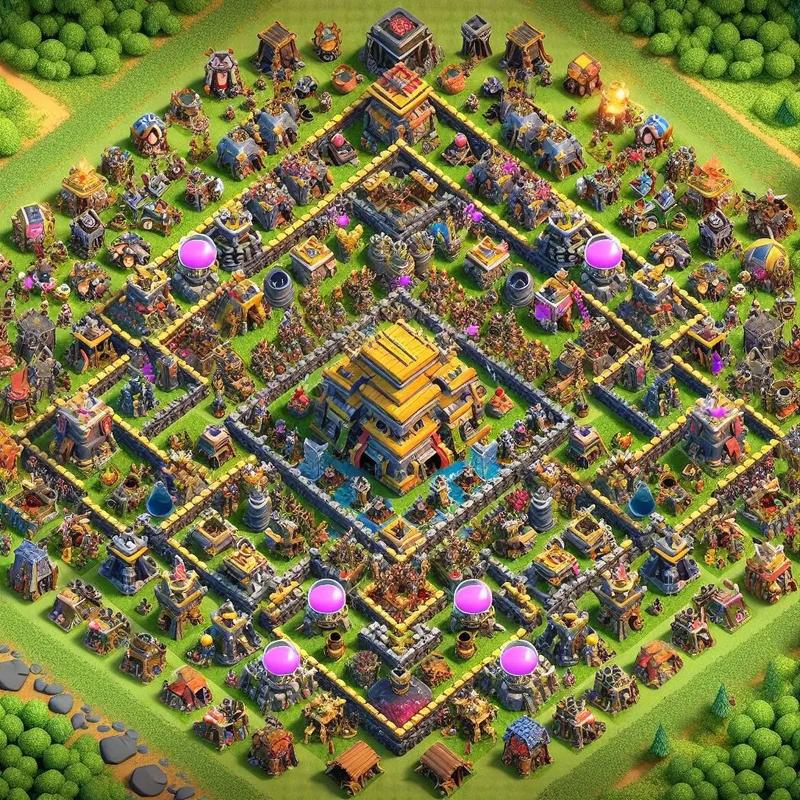 部落战争布局大全:各种阵型图解与分析