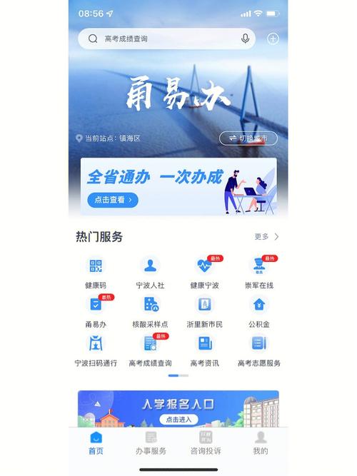 下载浙里办手机app，省时省力办事情
