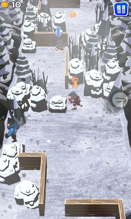 雪地逃亡游戏：挑战极限，逃出生天！