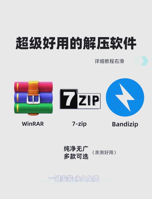 解压软件版本大全:满足你所有解压需求