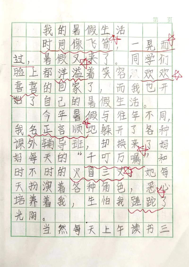 乡村生活的快乐暑假版本大全:我的暑假日记